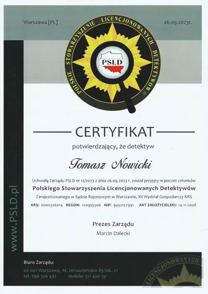 Polskie Stowarzyszenie Licencjonowanych Detektywów